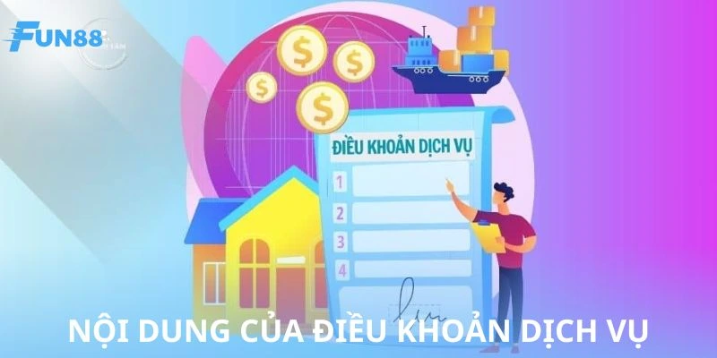 Thông tin cụ thể về điều khoản dịch vụ